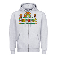 Heather Grey national hispanic heritage month Zipper Hoodie - BundleAndBundleShop