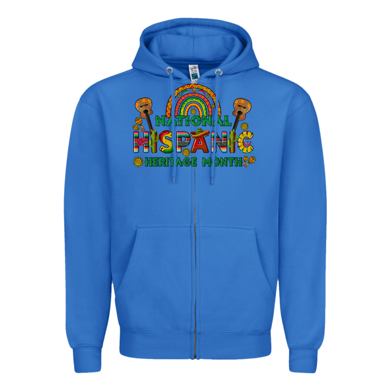 National Hispanic Heritage Month Zipper Hoodie by BundleAndBundleShop | Teevron