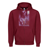 Burgundy the blob Zipper Hoodie - tuanDangUi