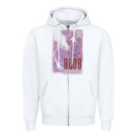 White the blob Zipper Hoodie - tuanDangUi