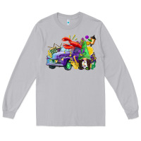Moon Dust mardi gras gnome on the truck Long Sleeve Tee - CowGirlArtShop
