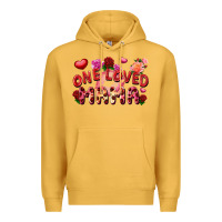 Mustard One loved mama Premium Hoodie - FaDigitalArtStudio
