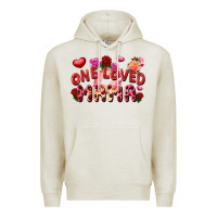 Oatmeal Heather One loved mama Premium Hoodie - FaDigitalArtStudio