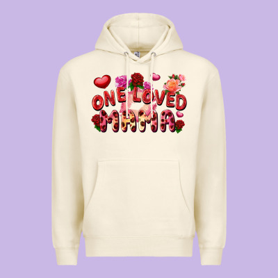 One Loved Mama Premium Hoodie Designed By Fadigitalartstudio