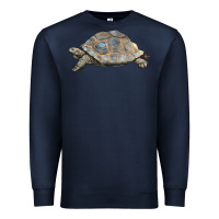Navy Tortoise Illustrations Premium Sweatshirt - LillyAllenDesigns