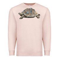 Pale Pink Tortoise Illustrations Premium Sweatshirt - LillyAllenDesigns