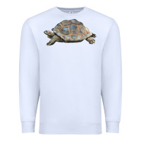 White Tortoise Illustrations Premium Sweatshirt - LillyAllenDesigns