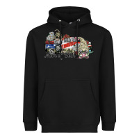 Black mom of both Heavyweight Hoodie - SublimationCraftShop