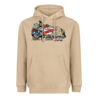 Mushroom mom of both Heavyweight Hoodie - SublimationCraftShop