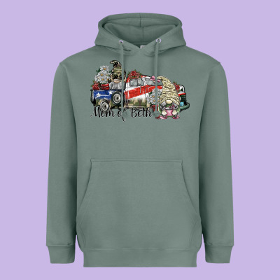 Mom Of Both Heavyweight Hoodie Designed By Sublimationcraftshop