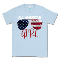 Dusty Blue All American Girl Classic Tee - Bettercallsaul