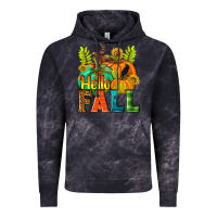 Cloud Black Hello Fall Vintage Hoodie - NancyCooperArtShop