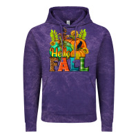 Cloud Purple Hello Fall Vintage Hoodie - NancyCooperArtShop