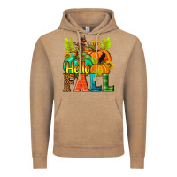 Vintage Coffee Hello Fall Vintage Hoodie - NancyCooperArtShop