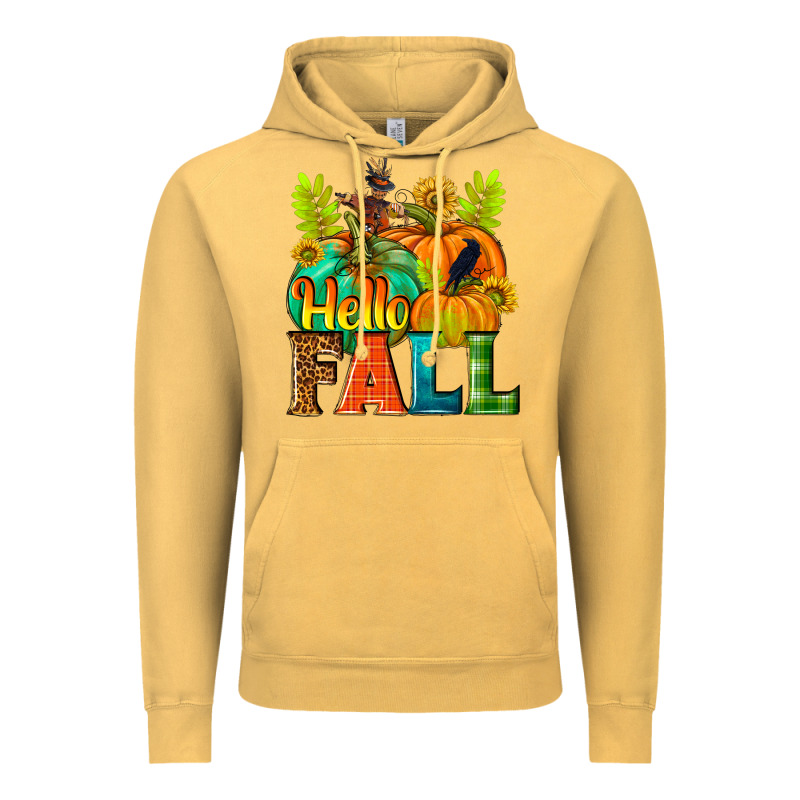 Hello Fall Vintage Hoodie by NancyCooperArtShop | Teevron