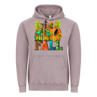 Vintage Zinc Hello Fall Vintage Hoodie - NancyCooperArtShop