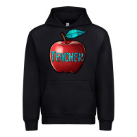 Black apple teacher Urban Hoodie - BarkalooDesign