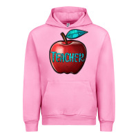 Fuchsia Pink apple teacher Urban Hoodie - BarkalooDesign