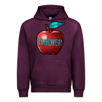 Mauve Wine apple teacher Urban Hoodie - BarkalooDesign