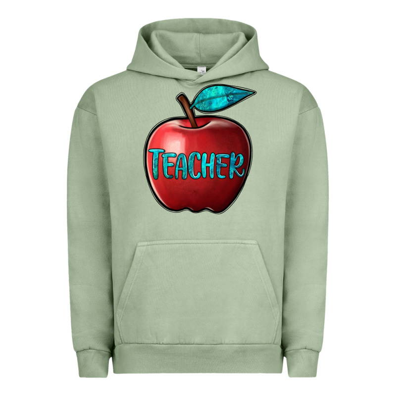 Apple Teacher Urban Hoodie by BarkalooDesign | Teevron