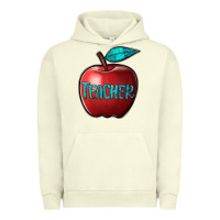 Pigment Pistachio apple teacher Urban Hoodie - BarkalooDesign