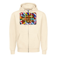 Sandshell hispanic heritage flags Zipper Hoodie - BundleAndBundleShop