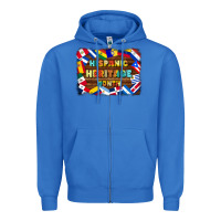 True Royal hispanic heritage flags Zipper Hoodie - BundleAndBundleShop