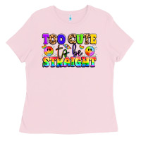 Bubblegum Pink cute and colorful pride message Ladies Tee - LillyAllenDesigns