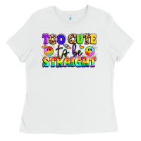White cute and colorful pride message Ladies Tee - LillyAllenDesigns
