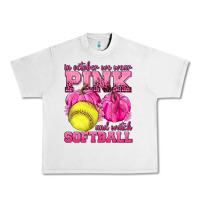 Lunar Rock In October We Wear Pink and Watch Softball Urban Heavy Tee - texasbilliewilder