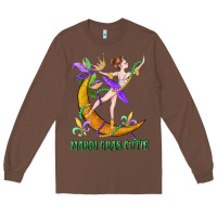 Chestnut mardi gras cutie Long Sleeve Tee - CowGirlArtShop