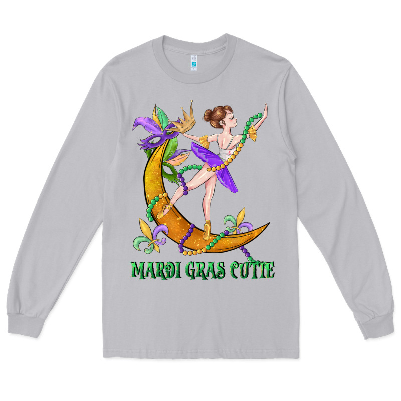Mardi Gras Cutie Long Sleeve Tee by CowGirlArtShop | Teevron
