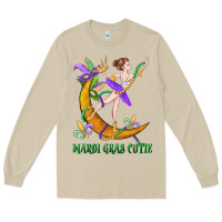 Mushroom mardi gras cutie Long Sleeve Tee - CowGirlArtShop