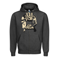 Charcoal Heather soul train Zipper Hoodie - tuanDangUi