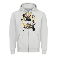 Dove Grey soul train Zipper Hoodie - tuanDangUi