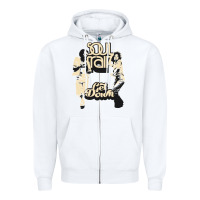 White soul train Zipper Hoodie - tuanDangUi