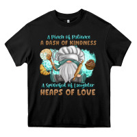 Black A Pinch Of Patience a Das Of Kindness Heavy Core Tee - MaliasSmallBusiness