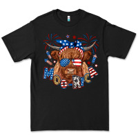 Black moo rica highland cow Premium Tee - RanaPortraitStore