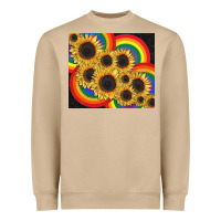 Mushroom Pride sunflower tumbler Heavyweight Sweatshirt - FaDigitalArtStudio