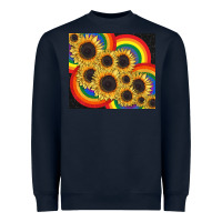Navy Pride sunflower tumbler Heavyweight Sweatshirt - FaDigitalArtStudio