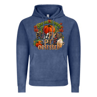 Vintage Denim Stressed blessed pumpkin spice obsessed Fall Vintage Hoodie - NancyCooperArtShop