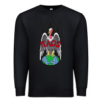 Black classic kaos   global domination Premium Sweatshirt - tuanDangUi