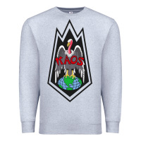 Heather Grey classic kaos   global domination Premium Sweatshirt - tuanDangUi