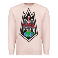 Pale Pink classic kaos   global domination Premium Sweatshirt - tuanDangUi