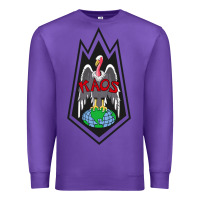 Purple classic kaos   global domination Premium Sweatshirt - tuanDangUi