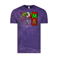 Cloud Purple Christmas Character Nurse Vintage Tee - NancyCooperArtShop