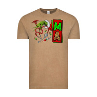 Vintage Coffee Christmas Character Nurse Vintage Tee - NancyCooperArtShop