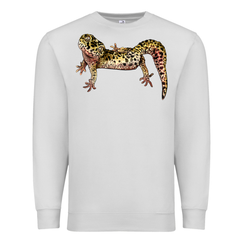 Gecko Lizard Illustrations Premium Sweatshirt by LillyAllenDesigns | Teevron
