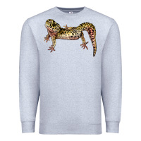 Heather Grey Gecko Lizard Illustrations Premium Sweatshirt - LillyAllenDesigns
