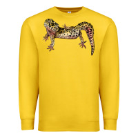 Lemon Gecko Lizard Illustrations Premium Sweatshirt - LillyAllenDesigns